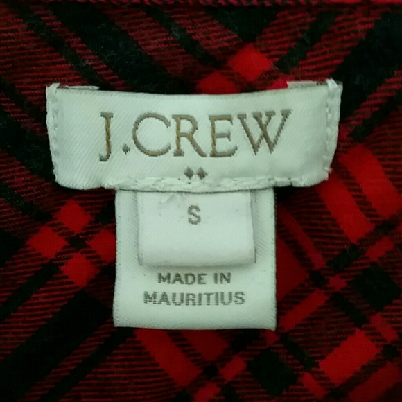 J Crew Mercantile plaid flannel shirt - Picture 4 of 4